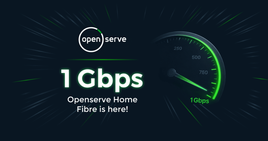 Openserve 1Gbps Home Fibre